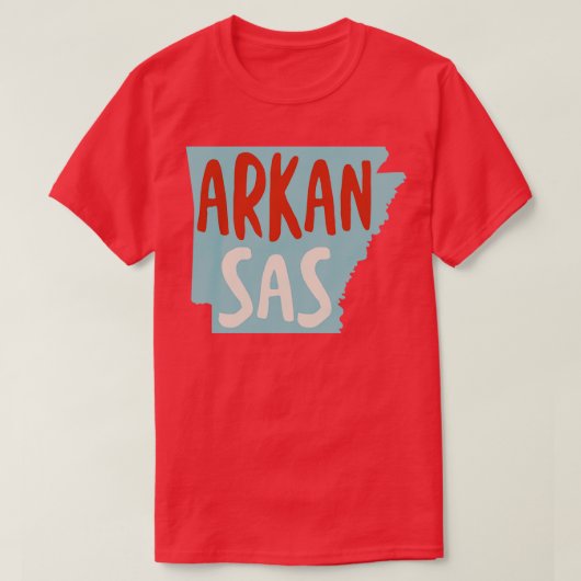Staat Arkansas TShirt (Design voorkant)