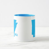 Staat Arkansas Vorm Mok (Midden)