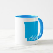 Staat Arkansas Vorm Mok (Voorkant rechts)