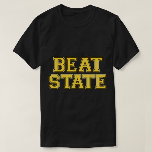 Staat beat T- (Iowa) T-shirt (Design voorkant)