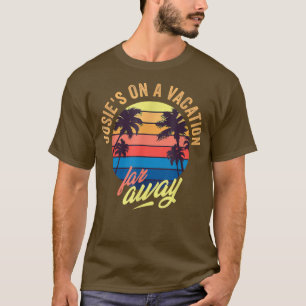 Staat bij een vakantie ver weg -163 t-shirt
