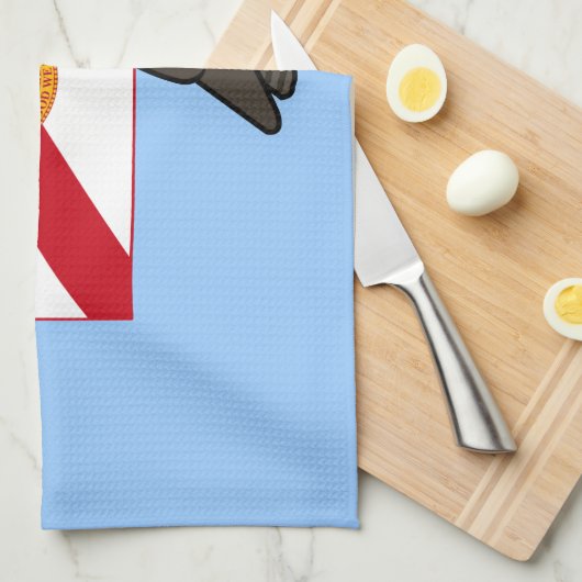 Staat Birdorable of Florida Theedoek (Quarter Fold)