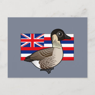 Staat Birdorable of Hawaii: Nene Briefkaart