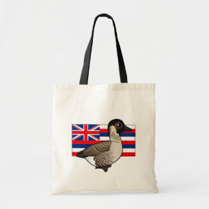 Staat Birdorable of Hawaii: Nene Tote Bag