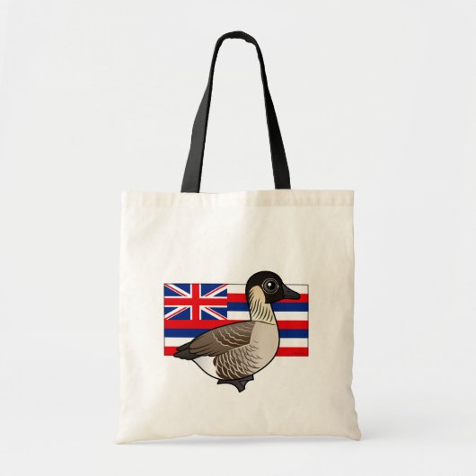 Staat Birdorable of Hawaii: Nene Tote Bag (Voorkant)