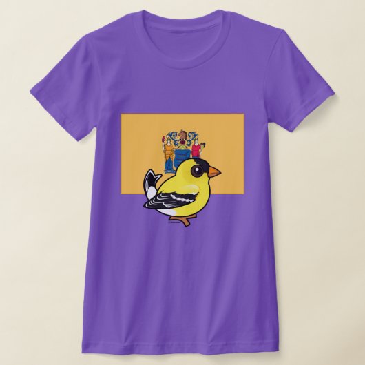 Staat Birdorable of New Jersey T-shirt (Laagn)