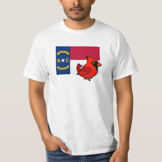 Staat Birdorable van North Carolina T-shirt (Voorkant)