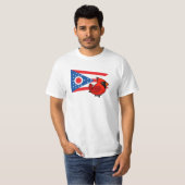 Staat Birdorable van Ohio T-shirt (Voorkant volledig)