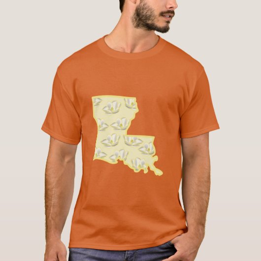 Staat bloem Magnolia T-shirt (Voorkant)