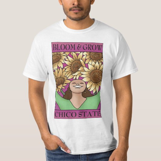 Staat Bloom & Grow Chico (roze) T-shirt (Voorkant)