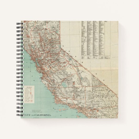 Staat Californië 2 2 Notitieboek (Voorkant)