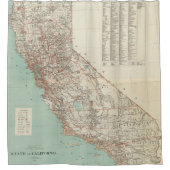 Staat Californië 2 Douchegordijn (Voorkant)