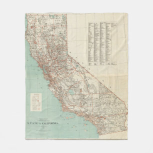 Staat Californië 2 Fleece Deken