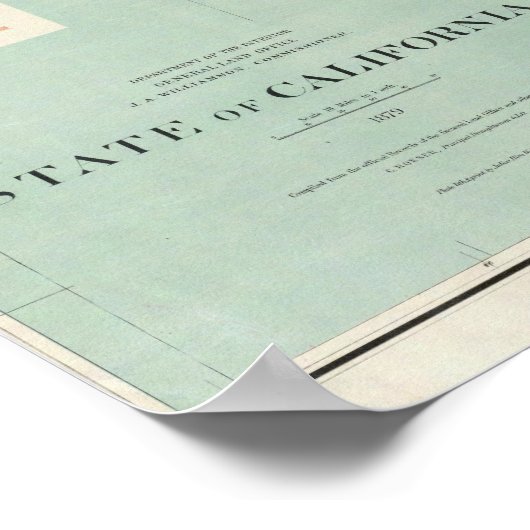 Staat Californië 2 Poster (Hoek)