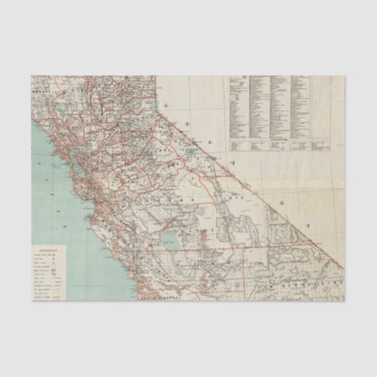 Staat Californië 2 Tissuepapier (Voorkant)