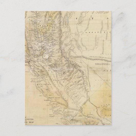 Staat Californië Briefkaart (Voorkant)