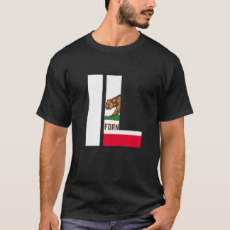Staat Californië Flag Illinois IL Cities en St. T-shirt