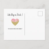 *~* STAAT CALIFORNIË - Glitter Bewegend Nieuw Adre Aankondigingskaart (Achterkant)