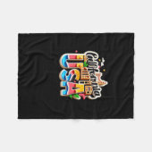 Staat Californië in de VS Sticker Fleece Deken (Voorkant (Horizontaal))