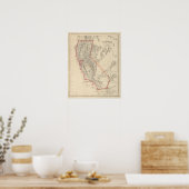 Staat Californië Poster (Keuken)
