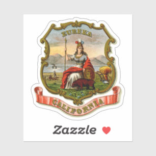 staat Californië Sticker