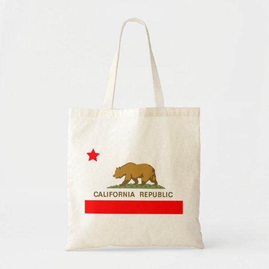 Staat Californische vlag Tote Bag (Voorkant)