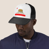 Staat Californische vlag Trucker Pet (In situ)