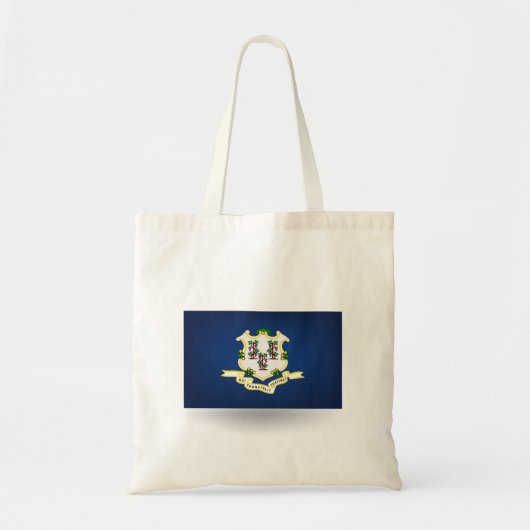 Staat Canvas tas van de vlag van Connecticut (Voorkant)