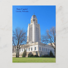 Staat Capitol Lincoln, NE briefkaart best1