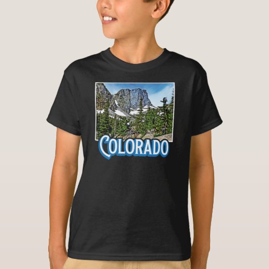 Staat Colorado - Colorado Mountains T-shirt (Voorkant)