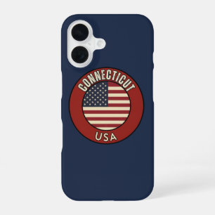 Staat Connecticut iPhone 16 Hoesje