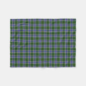 Staat Connecticut Tartan Fleece Deken (Voorkant (Horizontaal))