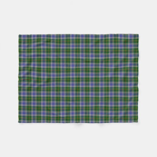 Staat Connecticut Tartan Fleece Deken (Voorkant (Horizontaal))