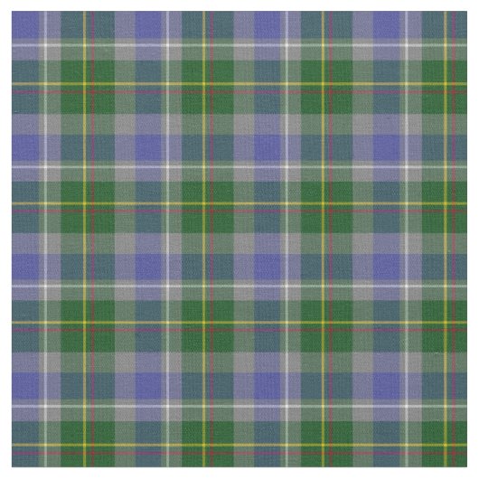 Staat Connecticut Tartan Stof (Close Up)