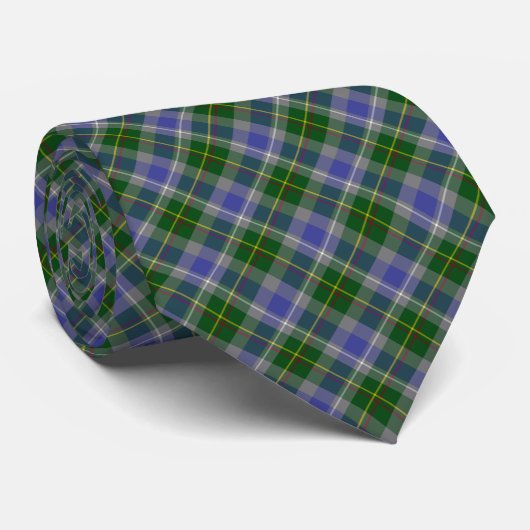 Staat Connecticut Tartan Stropdas (Opgerold)