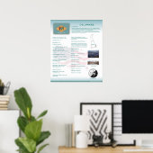 Staat Delaware,DE Posters (Thuiskantoor)