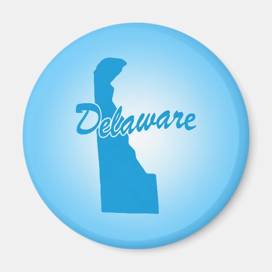 Staat Delaware Magnet (Voorkant)