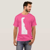 STAAT DELAWARE met CODE Actief T-shirt (Voorkant volledig)
