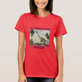 Staat dinosaurus van Arizona T-shirt