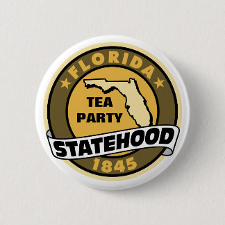 STAAT FLORIDA TEA PARTITY RONDE BUTTON 5,7 CM