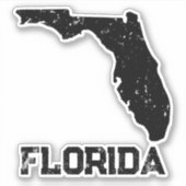 staat Florida vinyl contour sticker (Voorkant)