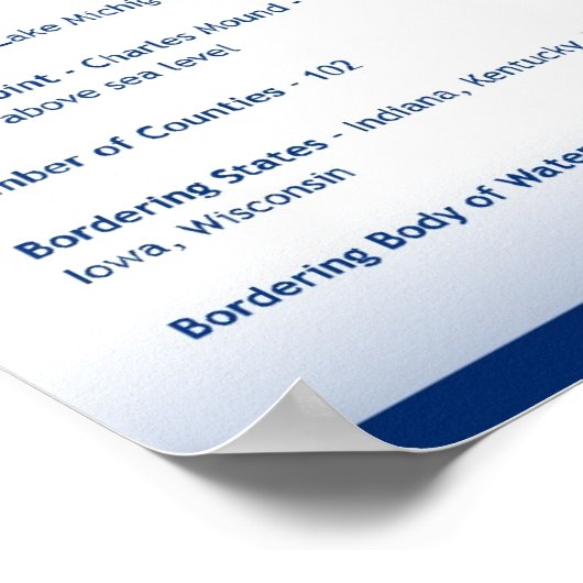 Staat Illinois,IL Posters (Hoek)