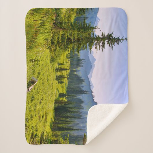 Staat in de berg- en bosbouw in Washington Sherpa Deken (Voorkant)