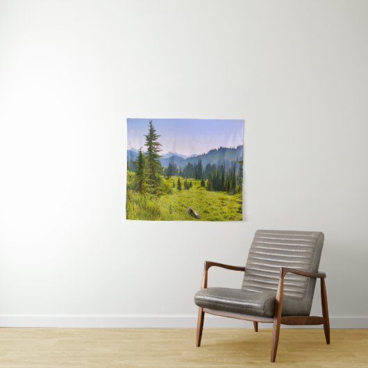 Staat in de berg- en bosbouw in Washington Wandkleed (In Situ (horizontaal))