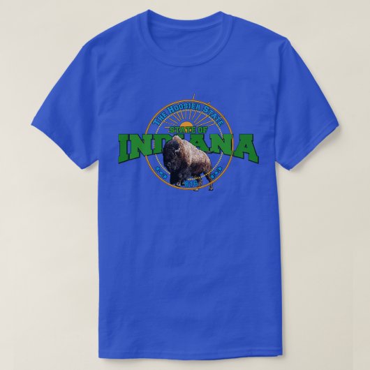 Staat IndianaUSA T-shirt (Design voorkant)