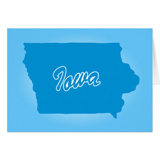 Staat Iowa (Voorkant Horizontaal)