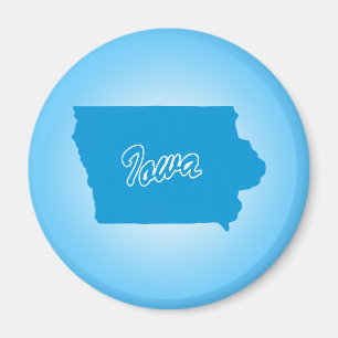 Staat Iowa Magnet