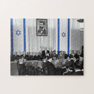 Staat Israël verklaard - 18 mei 1948 Legpuzzel