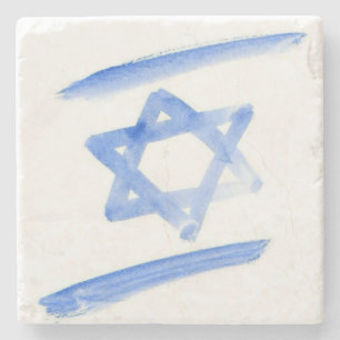Staat Israel Vlag onderzetter