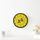 Staat Jefferson Double-Cross X Wall Clock Ronde Klok (Huis)